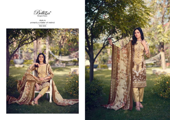 Naira Vol 6 By Beliza Cotton Printed Dress Material Catalog